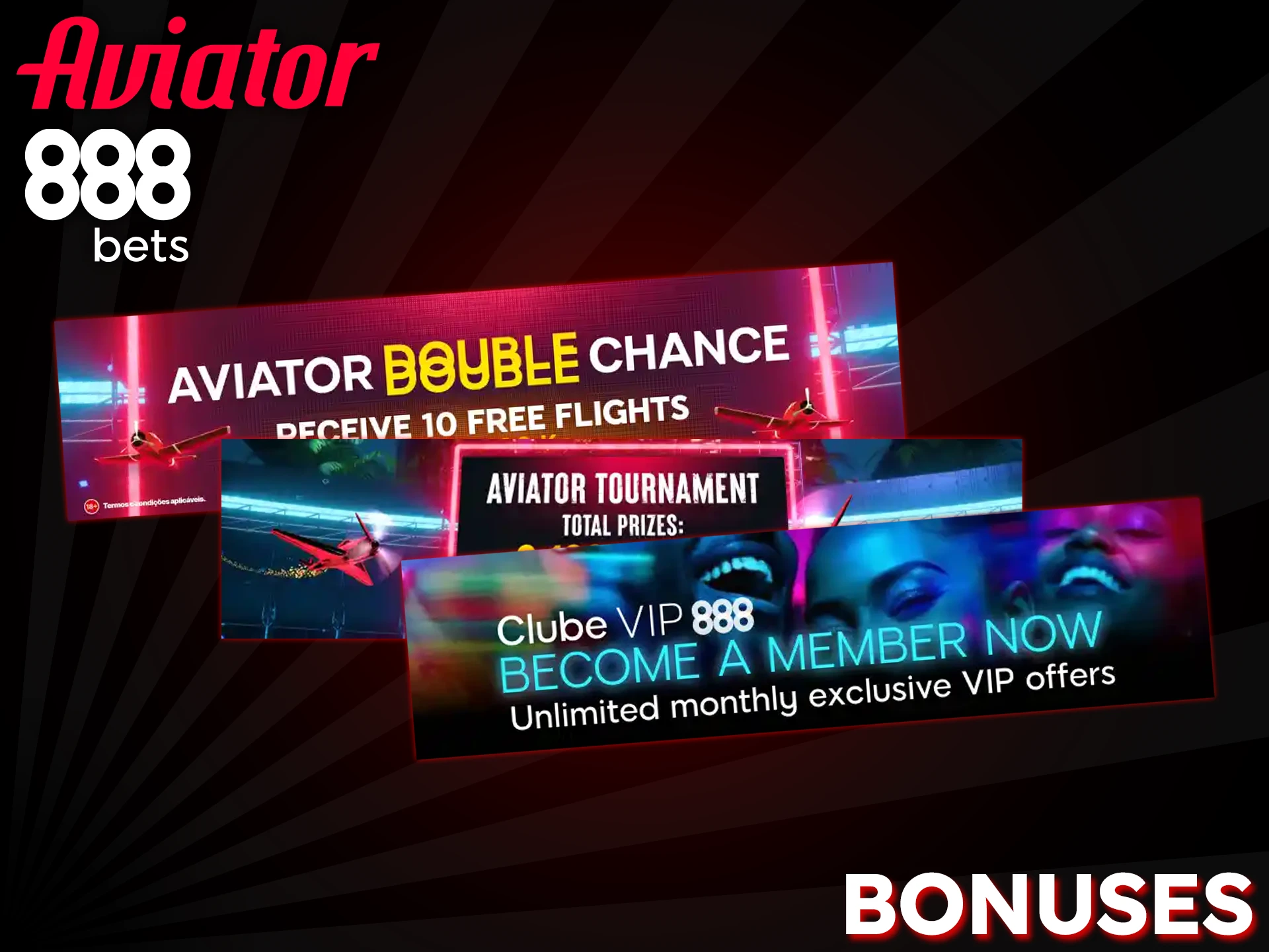 888Bets offers generous bonuses for Aviator players.
