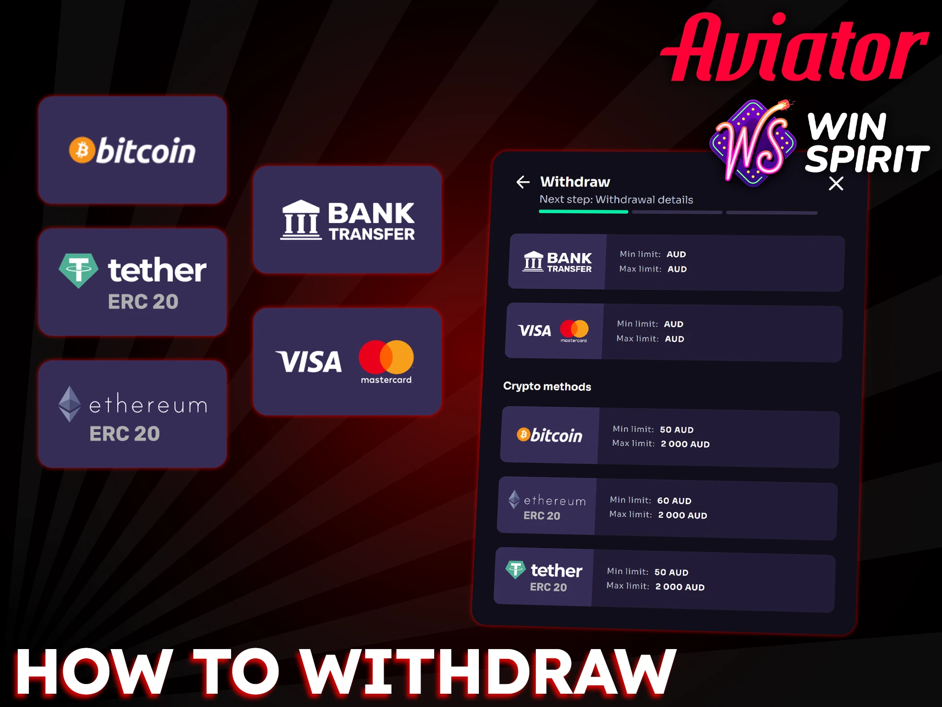 Withdraw Aviator winnings quickly once your WinSpirit account is verified.